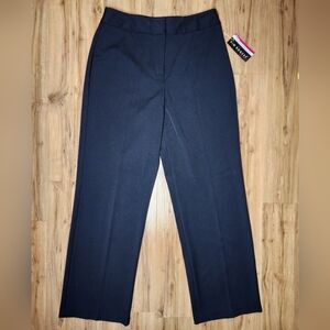 Kim Rogers Whitney Straight Leg Pants – Dark Navy/black – Size 10 – NWT